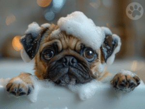 Pug banho